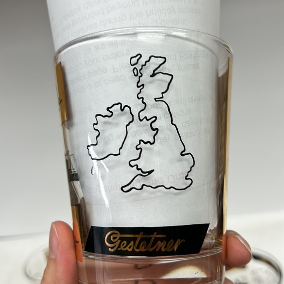 - Mid Century Modern “Gestetner Company “ promotional set of 4 rock glasses - Picture 4 of 16